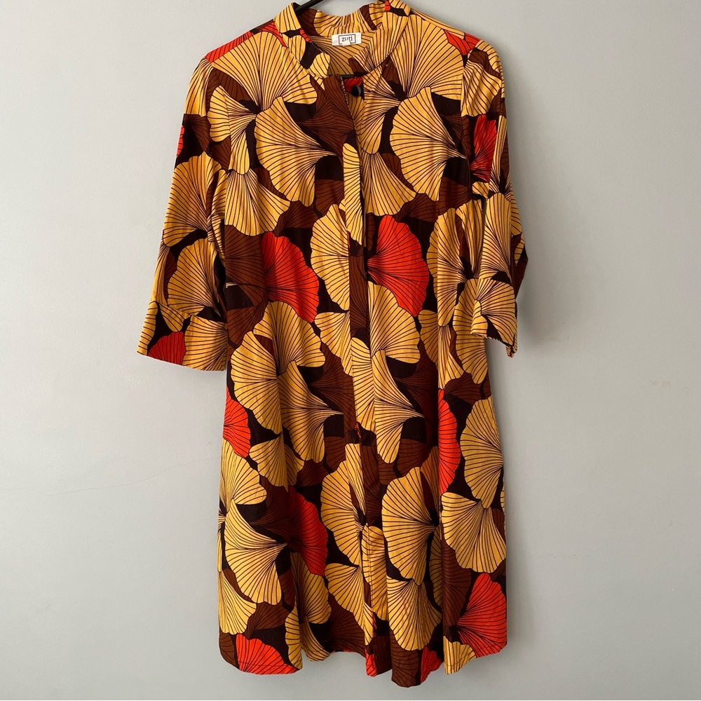 Zuri African print dress
